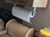 img 1 attached to Adhesive Wall Mounted Paper Towel Holder - Rustproof, No Drilling & Easy Tear | SMARTAKE Home Kitchen Accessory review by John Surabhi