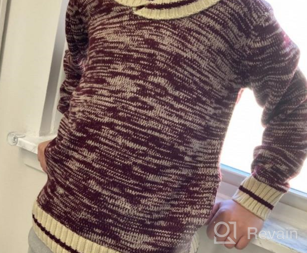 img 1 attached to Boyoo Knitted Sweater Long Fashion Pullovers Boys' Clothing in Sweaters review by Maurice Matlock