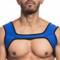 men's neoprene harness belt sexy sports chest strap fitness elastic shoulder strap by mizok logo