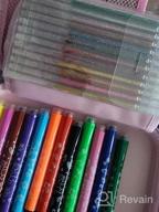 img 1 attached to Magical Unicorn Marker Set With Large Capacity Pencil Case, Coloring Books, Colored Pens, And Stickers - Perfect Gifts For 4-8 Year Old Girls On Birthdays And Special Occasions By Scientoy review by Eder Boesel