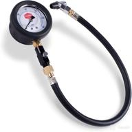 🚗 dans auto liquid filled 2.5" large face tire pressure gauge [60 psi] - dual tyre chucks for cars, bikes, and motorcycles логотип
