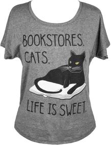 img 2 attached to 👚 Chic and Stylish Dolman Sleeve Tee: Out of Print Women's Literary & Book-Themed T-Shirt