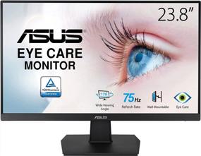 img 3 attached to ASUS 23 8 1080P Monitor VA247HE 23.8", 75Hz, Blue Light Filter, Flicker-Free, Tilt Adjustment, HD