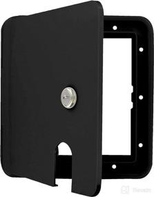 img 1 attached to 🔌 Valterra A10-2151BKVP Large Square Cable Hatch - Black: Convenient and Durable Access Solution for Cables