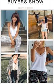 img 3 attached to Revamp Your Summer Wardrobe With Arainlo'S Women'S Sexy V-Neck Casual Sleeveless Tank Tops