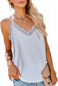 img 4 attached to Revamp Your Summer Wardrobe With Arainlo'S Women'S Sexy V-Neck Casual Sleeveless Tank Tops