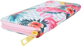 img 2 attached to 🌴 Tropical Flamingo Patterned Women's Handbags & Wallets - Kolacoo Wallets