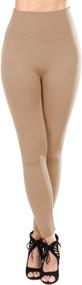 img 2 attached to Women'S Fleece-Lined Leggings By SATINA: 12 Colors To Choose From!