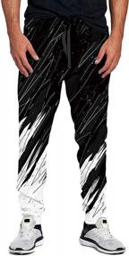 img 4 attached to 3D Graphic Jogger Sweatpants For Men And Women - Perfect For Casual And Sports Activities!