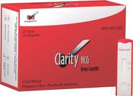 🔍 25 individually sealed clarity hcg urine cassette pregnancy tests - enhanced seo logo