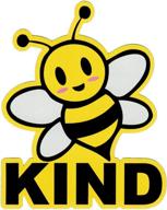 🐝 bee kind - small bumper sticker or laptop decal for kindness (3.25" x 4") логотип