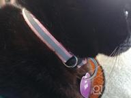 img 1 attached to Keep Your Feline Friend Safe With TCBOYING Reflective Breakaway Cat Collar With Bell And Ideal Size For Small Dogs review by Miguel Yurco