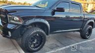 img 1 attached to 4PCS Wheel Cover Fender Flares For 2009-2017 Dodge Ram 1500 - Smooth Black Pocket Rivet Style review by Sean Skinner