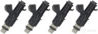 fuel injector kits, scitoo 8-hole fj484 fuel injectors for acura rsx 2005-2006, honda accord 2003-2008, honda civic 2005-2009, and honda cr-v 2015 (set of 4) logo