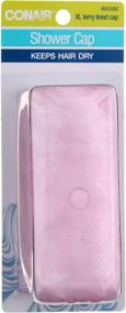 img 1 attached to 💦 Conair Terry Lined Shower Cap: Ultimate Protection and Comfort for Your Hair
