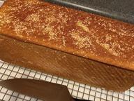img 1 attached to Perfectly Baked Loaves With Our Non-Stick Gold Aluminum Bread Toast Mold - Deep Loaf Pan With Corrugated Design (8.26X4.7X4.3INCH) review by Tim Toscano