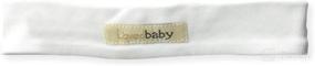 img 2 attached to Lovedbaby Baby Girls Newborn Organic Headband Baby Care : Hair Care