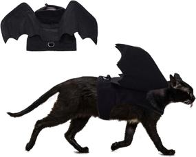 img 4 attached to 🦇 RYPET Cat Halloween Costume - Halloween Bat Wings Pet Costumes for Small Dogs and Cats - Perfect for Halloween Parties and Cosplay