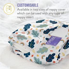 img 1 attached to 🚼 Bambino Mio, mioduo Cloth Diaper Cover, sail Away, Size 1 (up to 21 pounds)