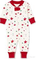 🌙 hanna andersson girls' organic holiday family matching 1 piece footless pajamas: beautifully crafted by moon and back logo