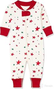 img 4 attached to 🌙 Hanna Andersson Girls' Organic Holiday Family Matching 1 Piece Footless Pajamas: Beautifully Crafted By Moon and Back