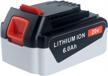 🔋 biswaye 6.0ah 20v lithium battery compatible with black and decker lbxr20 lb2x4020 lbxr2520 lbxr2020 lbx20 lb2x3020-ope 20v tools lst201 lste523 lste525 logo