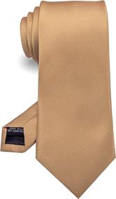 img 4 attached to RBOCOTT Business Wedding Formal Necktie Men's Accessories : Ties, Cummerbunds & Pocket Squares