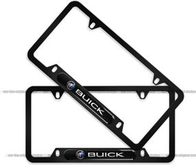 img 3 attached to 2-Pieces High-Grade License Plate Frame For Buick