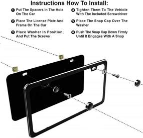 img 1 attached to 2-Pieces High-Grade License Plate Frame For Buick