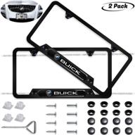 2-pieces high-grade license plate frame for buick logo