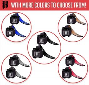 img 1 attached to RIMSports Weight Lifting Straps With Wrist Support - Wrist Straps For Weightlifting - Superior Deadlift Straps And Workout Wrist Wraps For Deadlifting In Gym - Ideal Lift Straps For Powerlifting