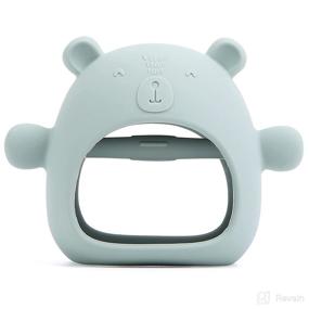 img 4 attached to AULEGE Silicone Anti Drop Soothing Teething