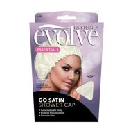 🚿 evolve satin shower cap: first line for a smoother experience logo