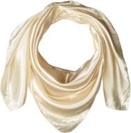 elegant large solid color square women's accessories via scarves & wraps logo