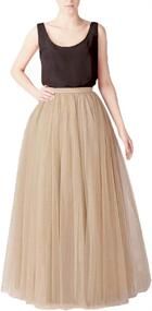 img 4 attached to Womens Tulle Skirt Length Skirts Women's Clothing in Skirts
