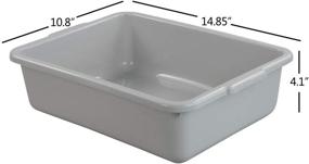 img 3 attached to Ultimate Efficiency with 🛁 Wekiog Commercial Tubs 14 85 Packs