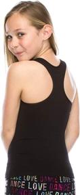 img 4 attached to Kurve Girls Sleeveless Tank Top Girls' Clothing ~ Tops, Tees & Blouses