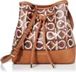 calvin klein gabrianna novelty shoulder women's handbags & wallets via shoulder bags logo
