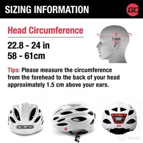 img 3 attached to 🚴 Knight Commuter Bike Helmet with Light - Optimized Mountain Bike Helmet for Men and Women - Maximum Venting Lightweight Cycling Helmet for Adults - Bicycle Helmet - Casco para Bicicleta