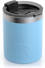 img 3 attached to RTIC Lowball Tumbler With Splash Proof Lid, 12 Oz, RTIC Ice, Insulated Travel Stainless Steel Coffee Mug, Sweat Proof, Keeps Hot & Cold Longer
