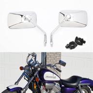 dreamizer universal motorcycle rear view mirror aluminum 7/8&#34 logo