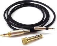 newfantasia replacement upgrade cable for audio technica ath-m50x, ath-m40x, ath-m70x headphones 1.5meters/4.9ft logo