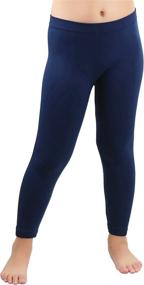 img 1 attached to 👧 Girls' Clothing: ToBeInStyle Full Length Seamless Polyester Leggings - Shop Leggings Now!