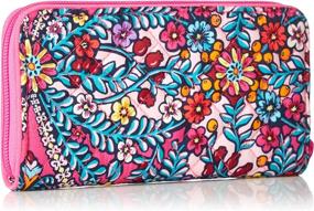 img 3 attached to Vera Bradley Georgia Signature Flowers Women's Handbags & Wallets at Wallets