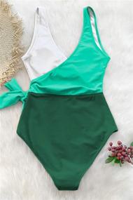 img 1 attached to CUPSHE Womens Bowknot Bathing Swimsuit Women's Clothing - Swimsuits & Cover Ups