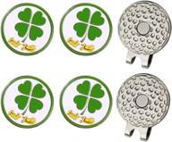 golf collection series assorted design kaveno golf ball markers - pack of 5, 10 or 20 logo