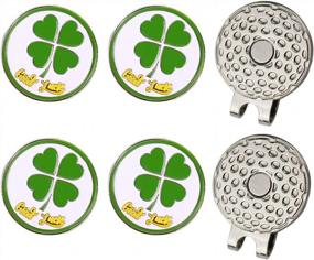 img 4 attached to Golf Collection Series Assorted Design Kaveno Golf Ball Markers - Pack Of 5, 10 Or 20