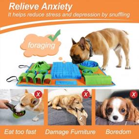 img 1 attached to Engage Your Pets With Vivifying Snuffle Mat - The Ultimate Feeding Game For Mental Stimulation And Slow Eating
