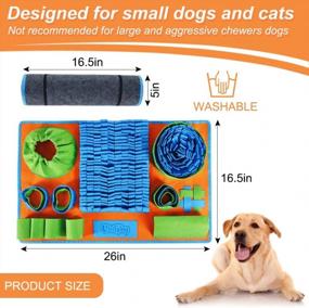 img 3 attached to Engage Your Pets With Vivifying Snuffle Mat - The Ultimate Feeding Game For Mental Stimulation And Slow Eating
