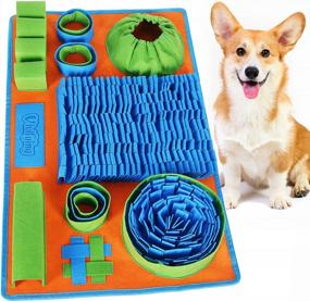 img 4 attached to Engage Your Pets With Vivifying Snuffle Mat - The Ultimate Feeding Game For Mental Stimulation And Slow Eating